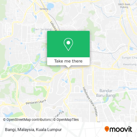 Peta Bangi, Malaysia