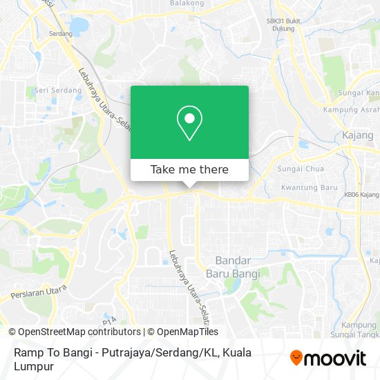 Peta Ramp To Bangi - Putrajaya / Serdang / KL