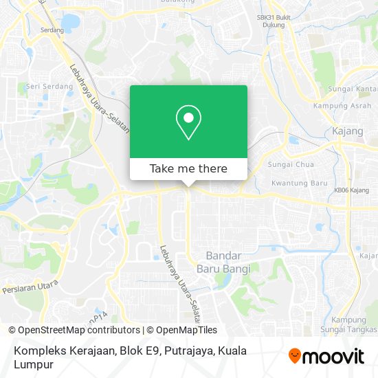 Peta Kompleks Kerajaan, Blok E9, Putrajaya