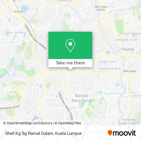 Shell Kg Sg Ramal Dalam map