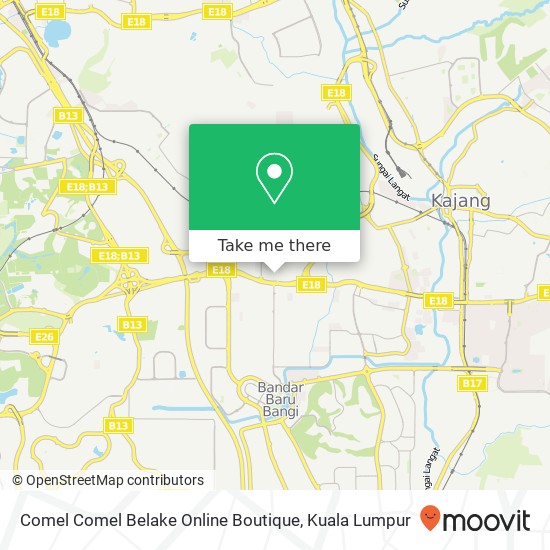 Comel Comel Belake Online Boutique map