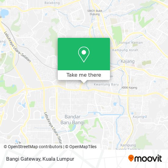 Bangi Gateway map