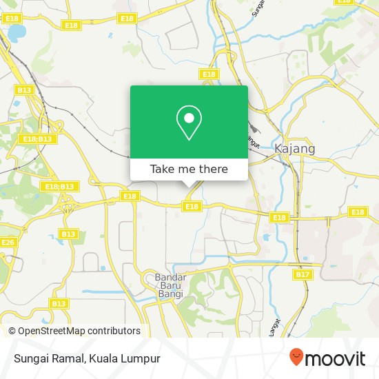 Sungai Ramal map