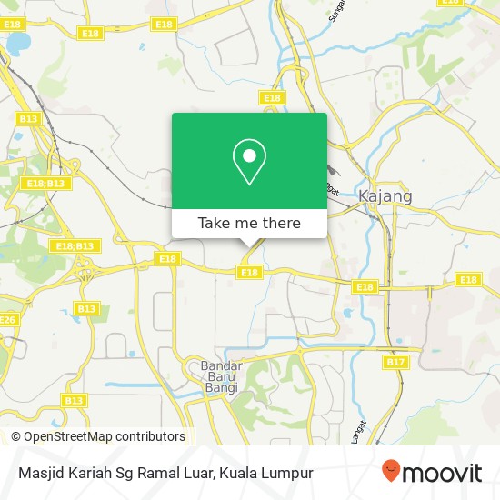 Masjid Kariah Sg Ramal Luar map