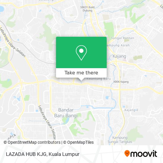 LAZADA HUB KJG map