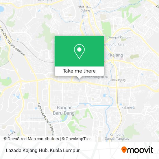 Peta Lazada Kajang Hub