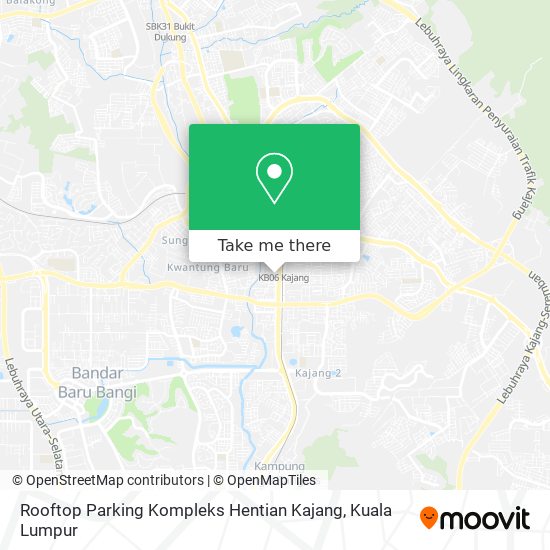 Rooftop Parking Kompleks Hentian Kajang map