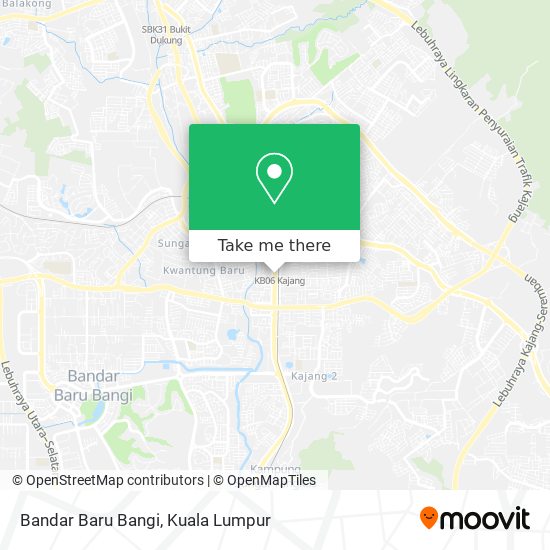 Bandar Baru Bangi map