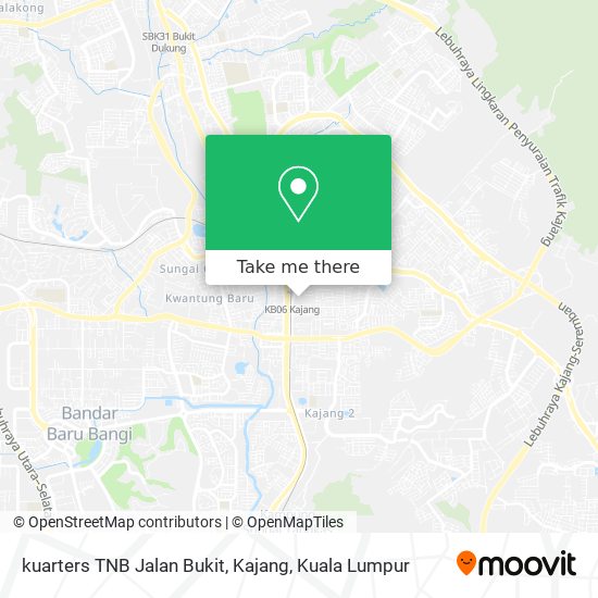kuarters TNB Jalan Bukit, Kajang map