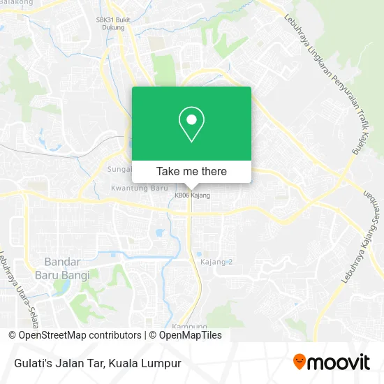 Gulati's Jalan Tar map