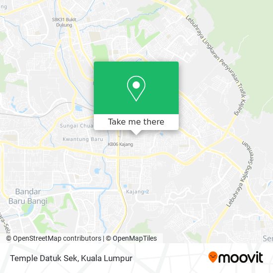 Temple Datuk Sek map