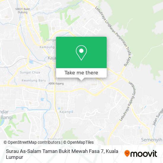 Peta Surau As-Salam Taman Bukit Mewah Fasa 7