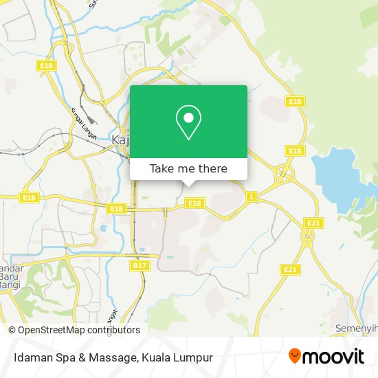 Idaman Spa & Massage map