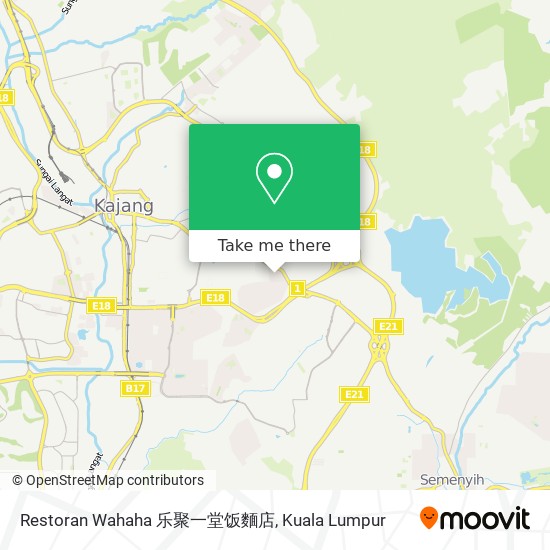 Restoran Wahaha 乐聚一堂饭麵店 map
