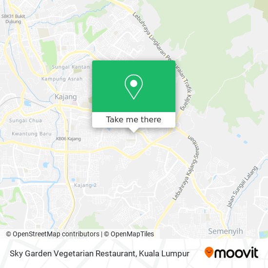 Sky Garden Vegetarian Restaurant map