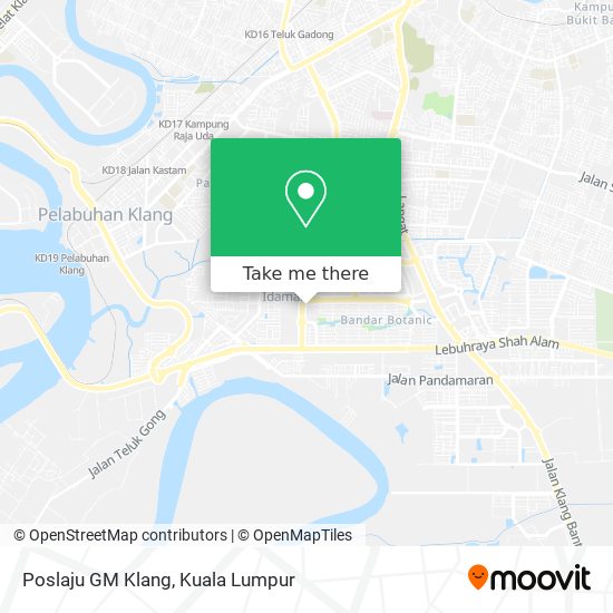 如何坐公交或火车去klang的poslaju Gm Klang