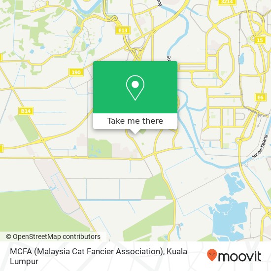 MCFA (Malaysia Cat Fancier Association) map