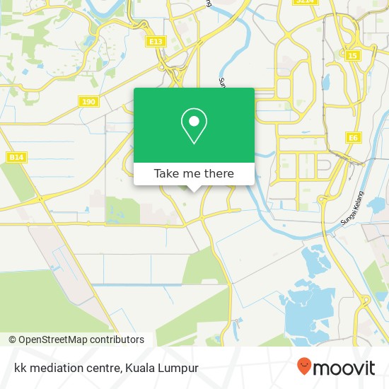 kk mediation centre map