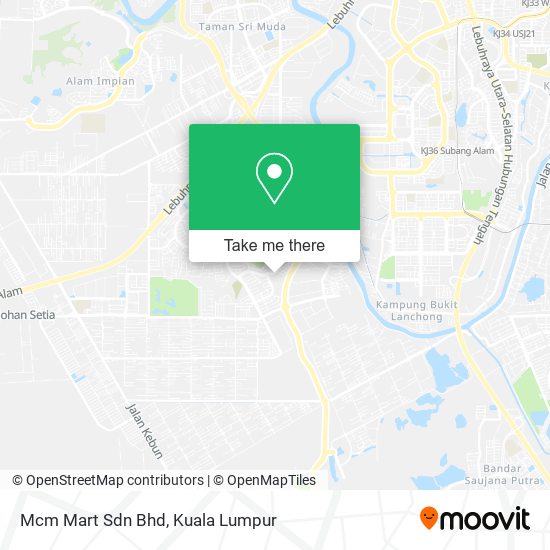 Peta Mcm Mart Sdn Bhd