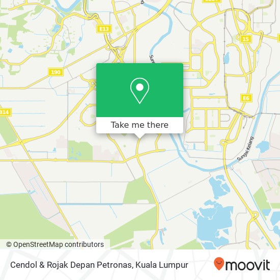 Peta Cendol & Rojak Depan Petronas