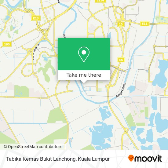 Tabika Kemas Bukit Lanchong map