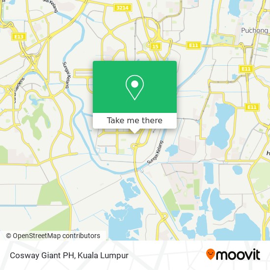 Cosway Giant PH map