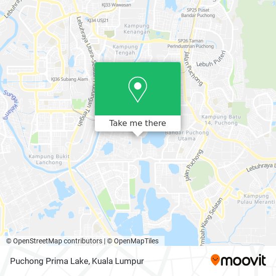 Peta Puchong Prima Lake