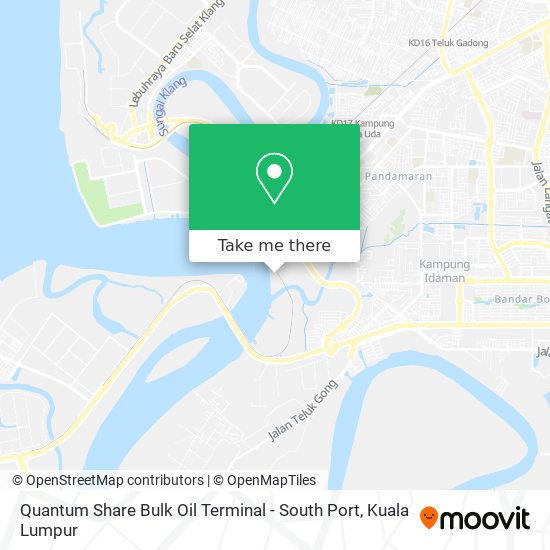 Quantum Share Bulk Oil Terminal - South Port map