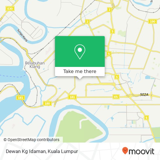 Dewan Kg Idaman map