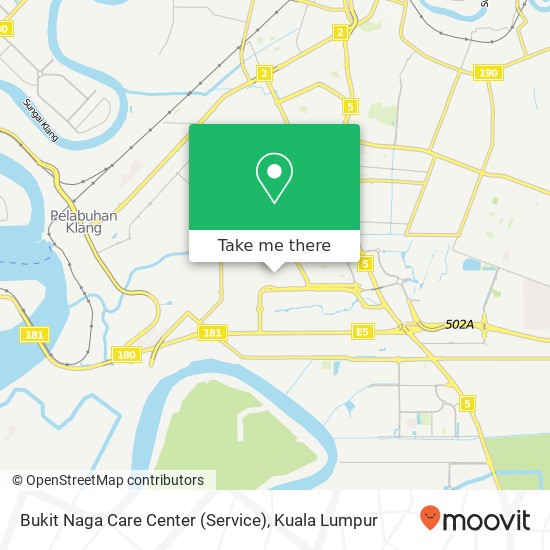 Bukit Naga Care Center (Service) map