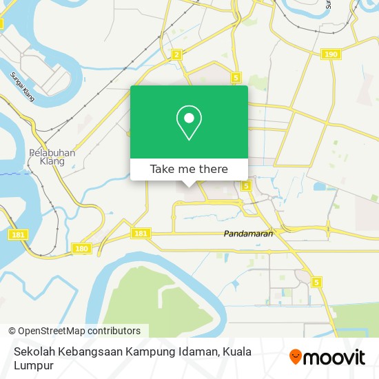 Sekolah Kebangsaan Kampung Idaman map