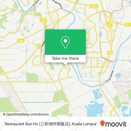 Restaurant Sun Ho (三和潮州粥飯店) map