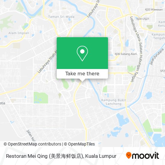 Restoran Mei Qing (美景海鲜饭店) map