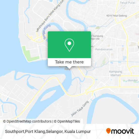 Peta Southport,Port Klang,Selangor