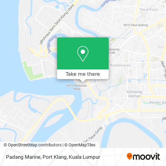 Peta Padang Marine, Port Klang