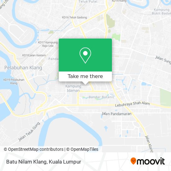 Batu Nilam Klang map