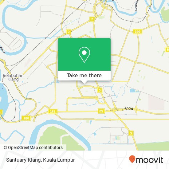 Peta Santuary Klang