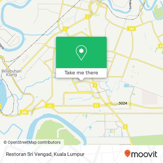 Restoran Sri Vengad map