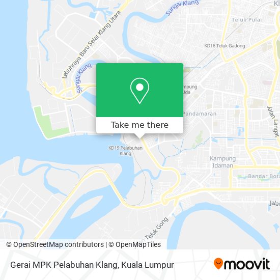 Peta Gerai MPK Pelabuhan Klang