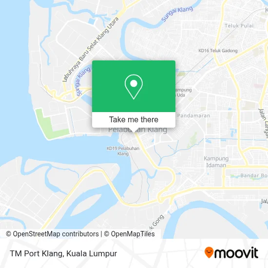 TM Port Klang map