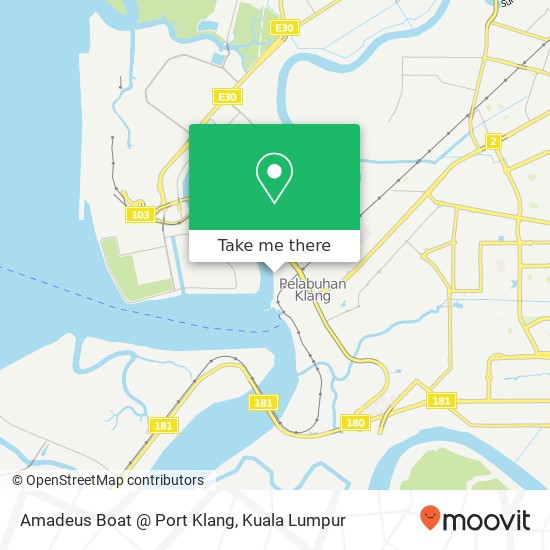 Amadeus Boat @ Port Klang map