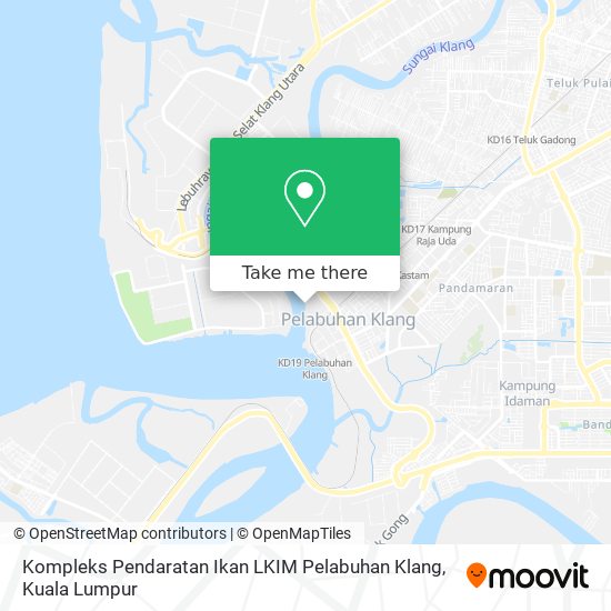 Peta Kompleks Pendaratan Ikan LKIM Pelabuhan Klang
