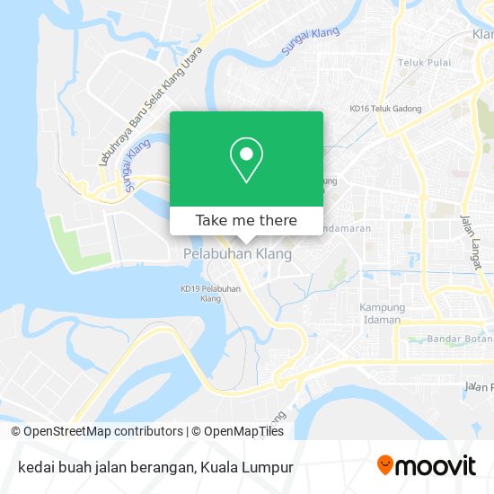 kedai buah jalan berangan map