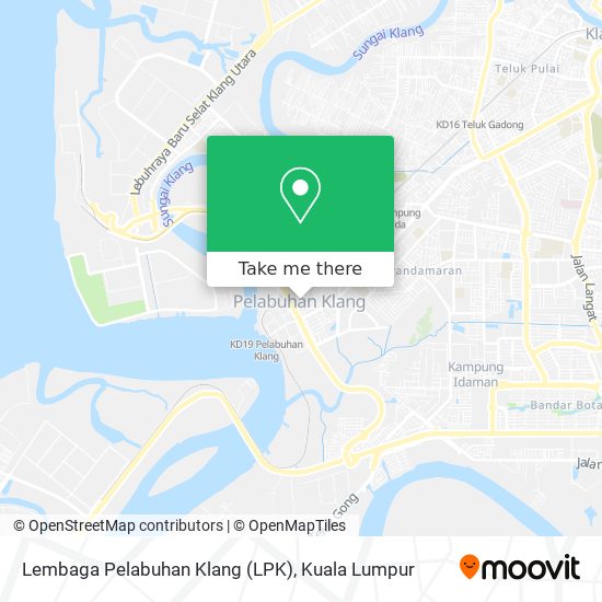 Peta Lembaga Pelabuhan Klang (LPK)