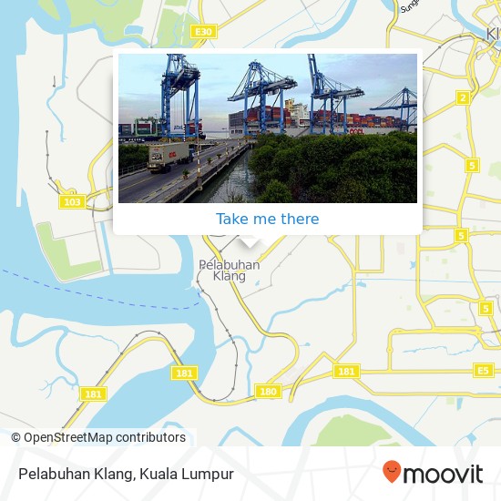 Peta Pelabuhan Klang