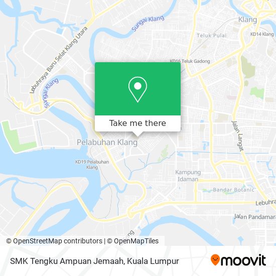 SMK Tengku Ampuan Jemaah map