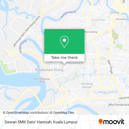 Dewan SMK Dato' Hamzah map