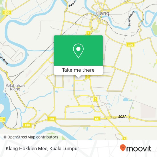 Klang Hokkien Mee map