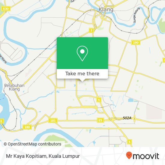 Peta Mr Kaya Kopitiam