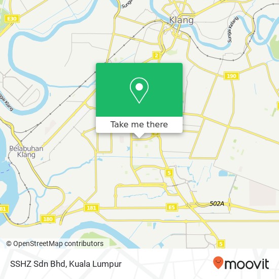 SSHZ Sdn Bhd map